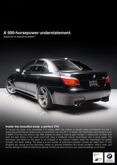 Постер BMW M5 E60